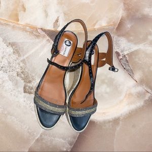 Authentic - Lanvin Wedge Sandal